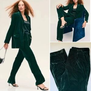 Old Navy Extra High-Rise Taylor Wide Leg Velvet Trousers